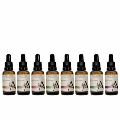 Kit com 8 óleos vegetais da Amantikir