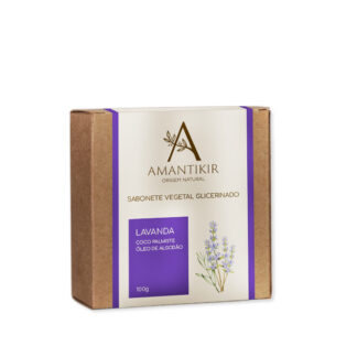 Sabonete glicerinado vegetal de lavanda da Amantikir