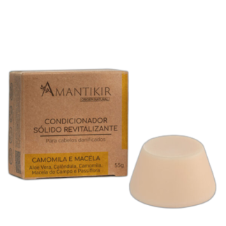 Condicionador sólido de camomila e macela da Amantikir