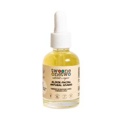 Elixir Facial Natural Diurno Buriti e Café Verde Twoone Onetwo Natural Vegana - 30mL