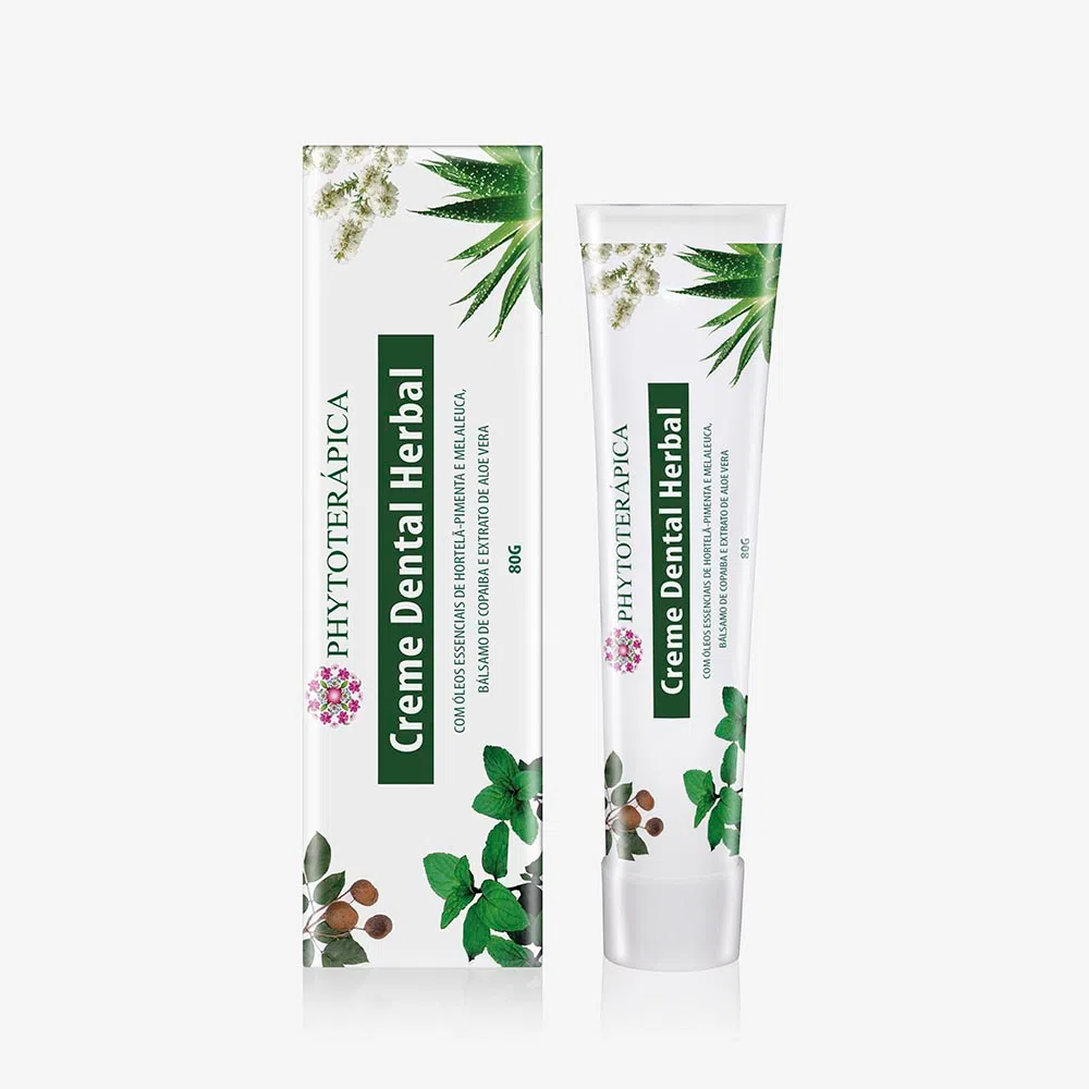 Creme dental herbal adulto